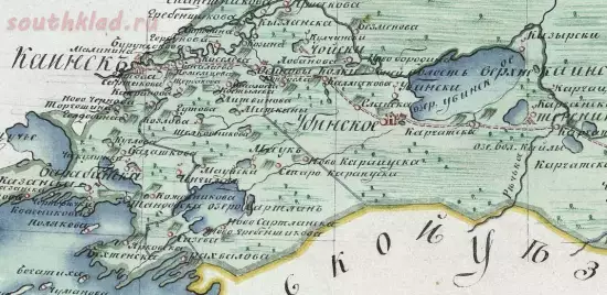 Карта Каинского уезда Убинское комиссарство 1821 года - screenshot_5628.webp