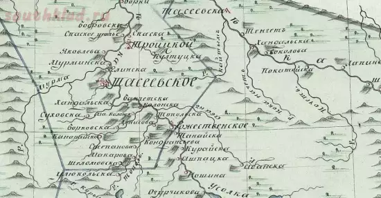 Карта Енисейского уезда Тасеевского комиссарства 1821 года - screenshot_5801.webp