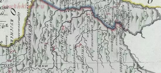 Карта Кузнецкого уезда Губернского горного ведомства 1821 года - screenshot_5825.webp