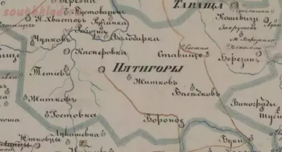 Генеральная карта Киевской губернии с обозначением месторождений полезных ископаемых - screenshot_5851.webp