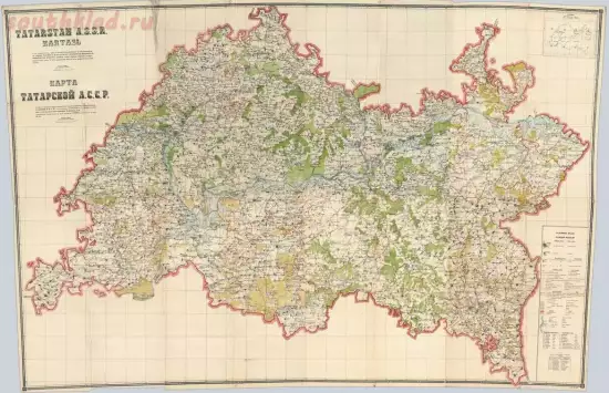 Карта Татарской АССР 1935 года - screenshot_107.webp