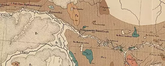 Геологическая карта части Киргизской степи - screenshot_153.webp