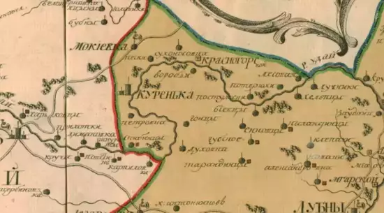 Карта Киевской губернии -  Киевской губернии1.webp