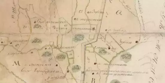 План-карта Самарской оборонительной линии 1771 год - -карта Самарской линии 1771 год (1).webp