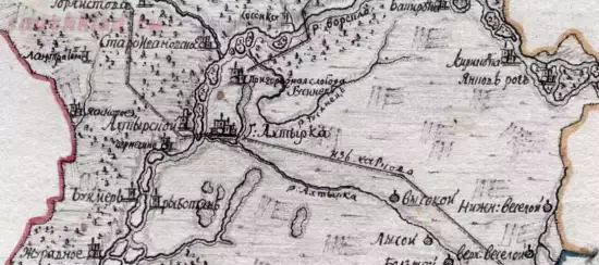 Карта Ахтырского уезда из описания 1788 года - screenshot_251.webp