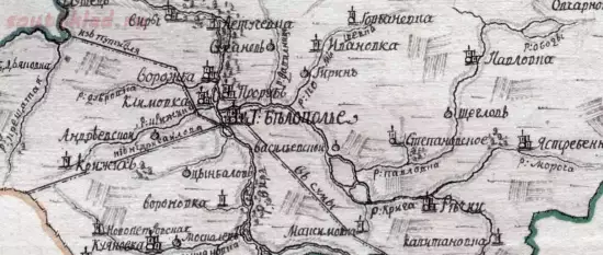 Карта Белопольского уезда из описания 1788 года - screenshot_252.webp