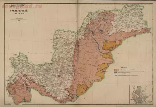 Карта Оренбургской губернии начало XX века - screenshot_293.webp
