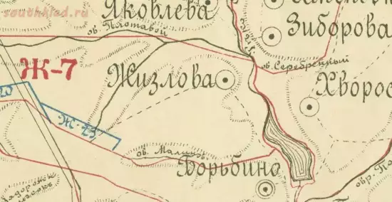 Карта Курского уезда Курской губернии 1910 года - kursk1910.webp