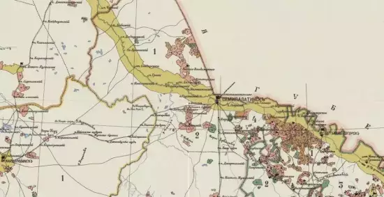 Карта заселения русскими переселенцами Семипалатинской области 1910 года -  заселения русскими переселенцами Семипалатинской области (1).webp