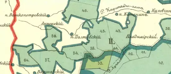 Карта Кустанайского уезда Тургайской области 1898 года - screenshot_357.webp