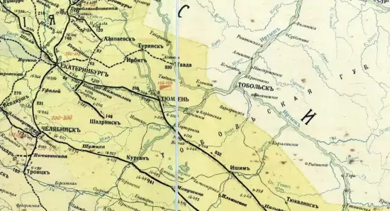 Карта железных дорог Западной Сибири и Средне-Азиатских 1914 года - screenshot_534.webp