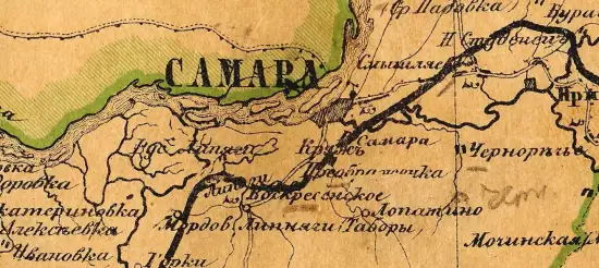 Карта Самарской губернии 1900 года - screenshot_560.webp