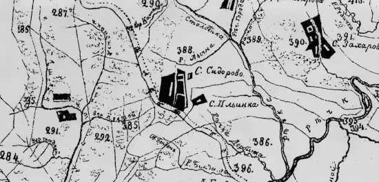 Карта Белевского уезда Тульской губернии 1858 года - screenshot_591.webp