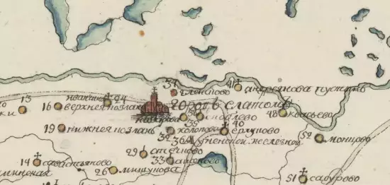 Топографическая карта Тамбовского наместничества Елатомского уезда 1787 года - screenshot_671.webp