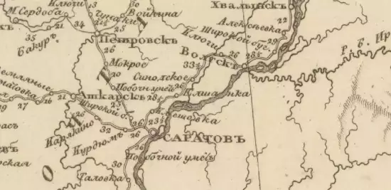 Дорожная карта Европейской части Российской Империи 1829 года - screenshot_1027.webp