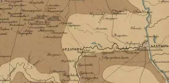 Геогностическая карта Симбирской губернии 1856 года - screenshot_1165.webp