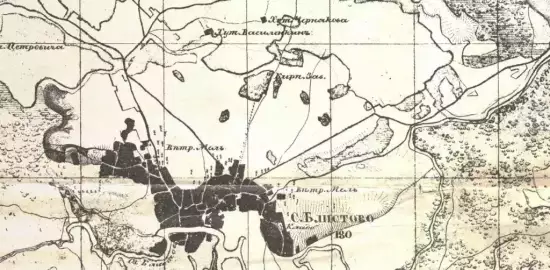 Одноверстовая карта Черниговской губернии