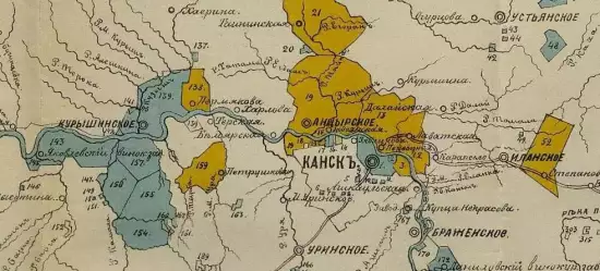 Карта Канского округа Енисейской губернии 1892 год - screenshot_1244.webp