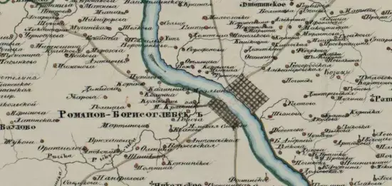 Карта Романов-Борисоглебского уезда Ярославской губернии 1798 года - screenshot_1343.webp