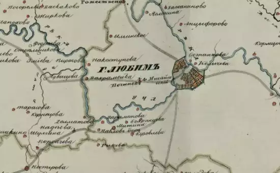 Карта Любимского уезда Ярославской губернии 1798 года - screenshot_1368.webp
