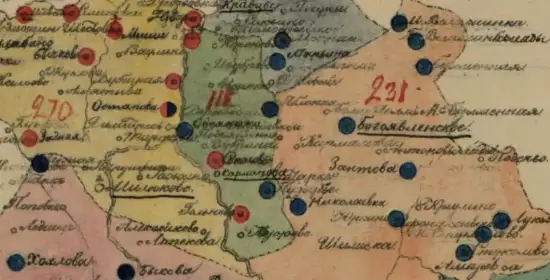 Карта Сычевского уезда Смоленской губернии 1782 года - screenshot_1536.webp