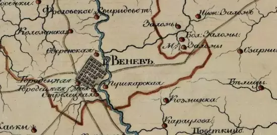 Карта Веневского уезда Тульской губернии 1833 год - screenshot_94.webp