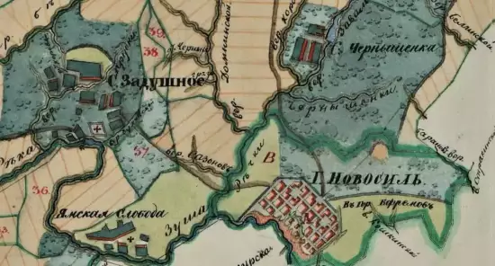 Генеральный план Новосильского уезда Тульской губернии 1833 год - screenshot_119.webp