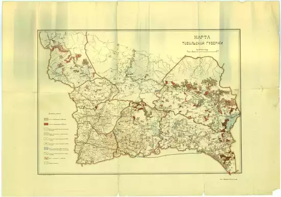 Карта Тобольской губернии 1910 года - 800px-Карта_Тобольской_губернии_1910_года.webp