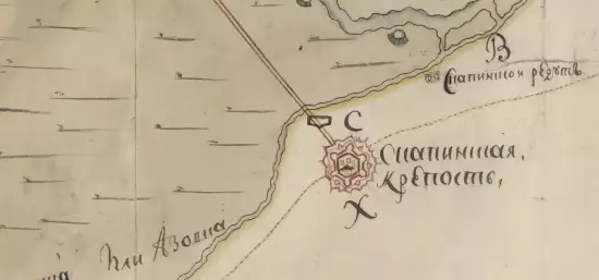 Карта Кубанским и Крымским по обе стороны реки Дона местам, даже до Азовского моря 1740 год - screenshot_186.webp