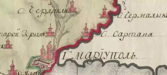 Геометрический Генеральный план Мариупольского уезда Екатеринославского наместничества 1784 года - screenshot_192.webp