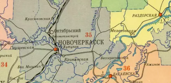 Карта Ростовской области 1958 года - screenshot_381.webp