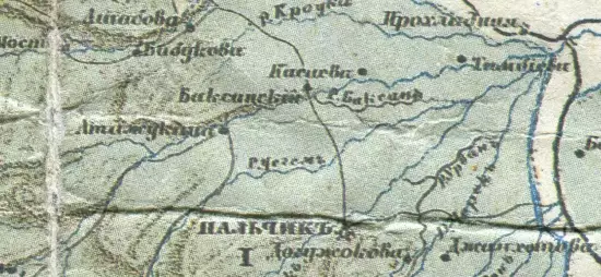 Карта земель горского населения состоящего в военно-народном управлении 1868 года - screenshot_407.webp