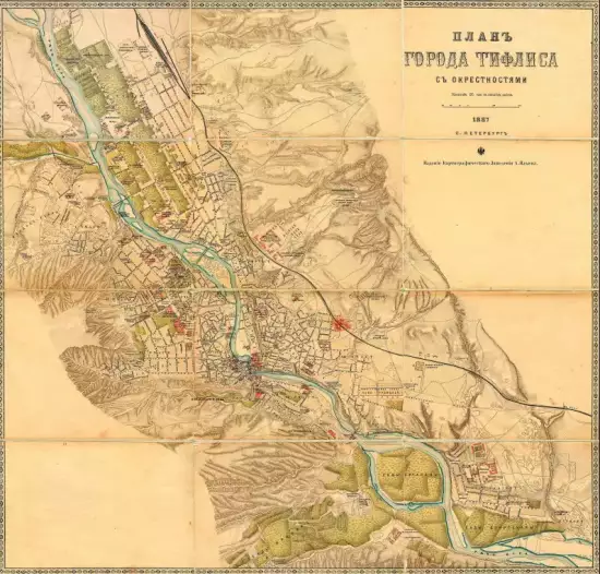 План города Тифлиса с окрестностями 1887 года - screenshot_430.webp