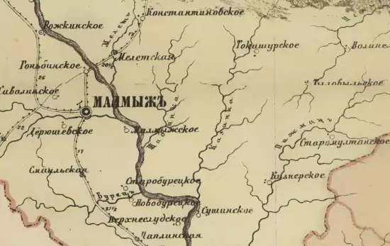 Карта Вятской епархии и губернии 1868 года - screenshot_461.webp