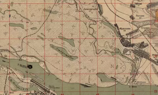 Подробная топографическая карта Поволжья и Урала 1 верста 1919 года - screenshot_533.webp