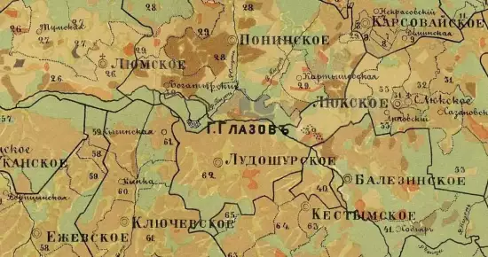 Почвенная карта Глазовского уезда Вятской губернии 1892 года - screenshot_647.webp