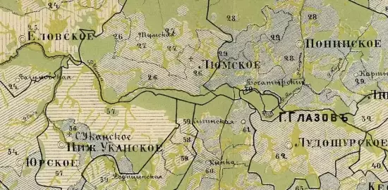 Карта урожайности Глазовского уезда Вятской губернии 1892 года - screenshot_649.webp