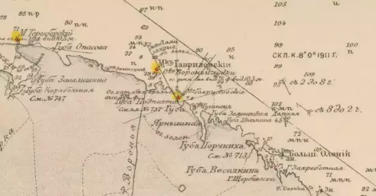 Карта Мурманского берега 1855 года -  Мурманского берега 1855 года (1).webp
