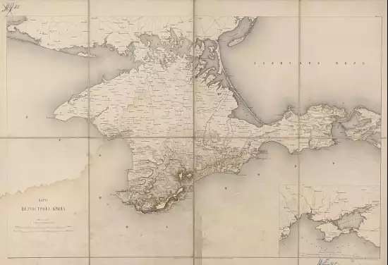 Карта полуострова Крыма 1863 года - screenshot_699.webp