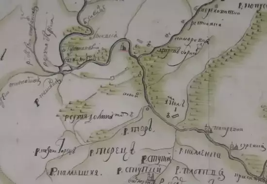 Ланд карта 1736год. - .webp