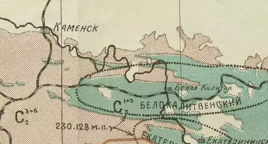 Карта Донецкого каменноугольного бассейна 1924 года - screenshot_855.webp