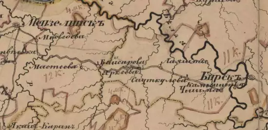 Карта Оренбургского края 1850 года - screenshot_905.webp