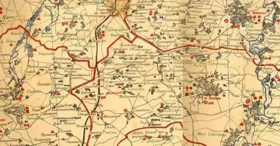 Карта Лубенской округа 1927 года -  Лубенской округа 1927 года.webp