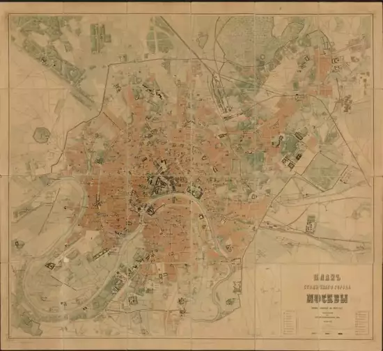План столичного города Москвы вновь снятый в 1859 году и гравированный при Военно-Топографическом Депо в 1862 году - screenshot_1504.webp