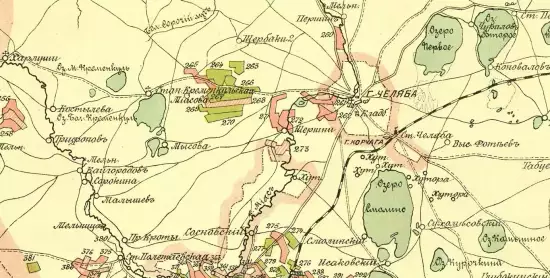 Карта золотых приисков Оренбургской губернии Челябинской области 1901 года - screenshot_1575.webp