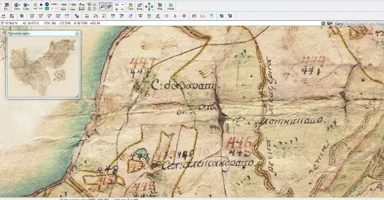 ПГМ Муромского уезда Владимирской губернии 2 версты 1785 года - screenshot_1589.webp