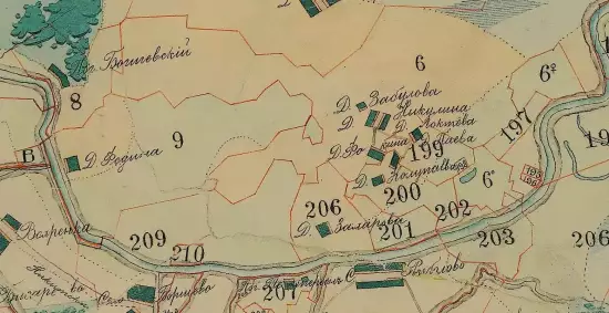 ПГМ Бронницкого уезда Московской губернии 1 верста 1790 года - screenshot_1682.webp