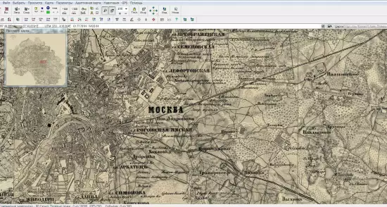 Топографическая карта Московской губернии 1860 года - screenshot_1691.webp