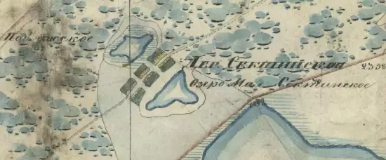План земель Иткульской волости Каинского округа Томской губернии 1850 год, 2 версты - screenshot_1826.webp