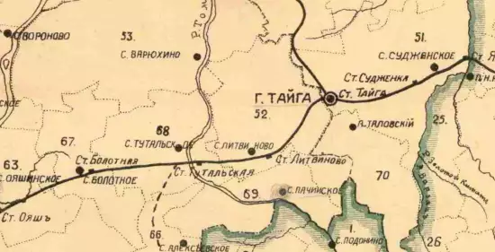 Карта Томской губернии с указанием границ волостей 1914 года - screenshot_1839.webp